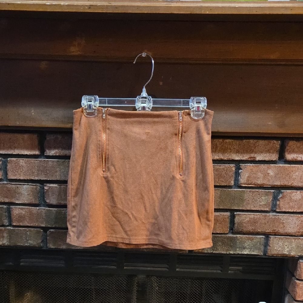 SHEIN Brown Mini Skirt - Picture 1 of 4